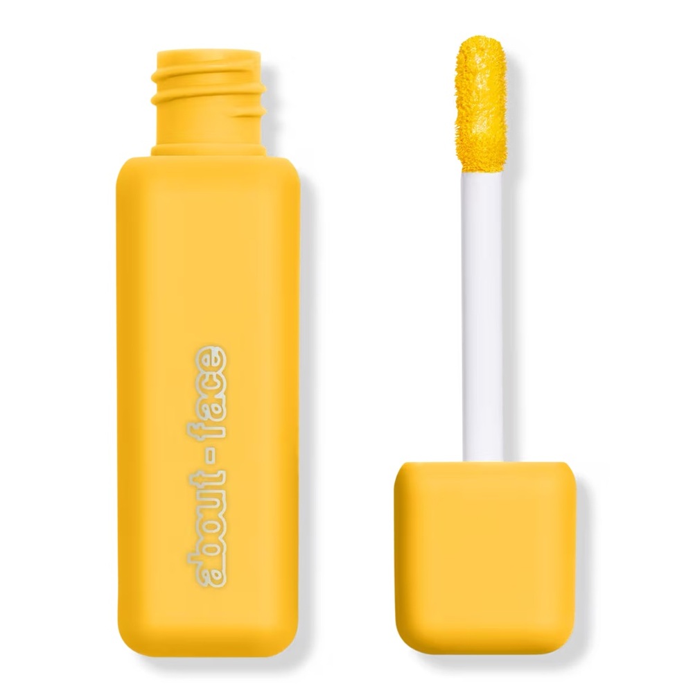 about-face Matte Fluid Eye Paint Eyeshadow It’s Blitz bright neon primary yellow